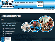 Tablet Screenshot of expertwaterremoval.com